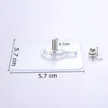Ganchos de pared adhesivos de tornillo (Pack de 10) – Disponible en Caracas y Margarita – NQLN Store