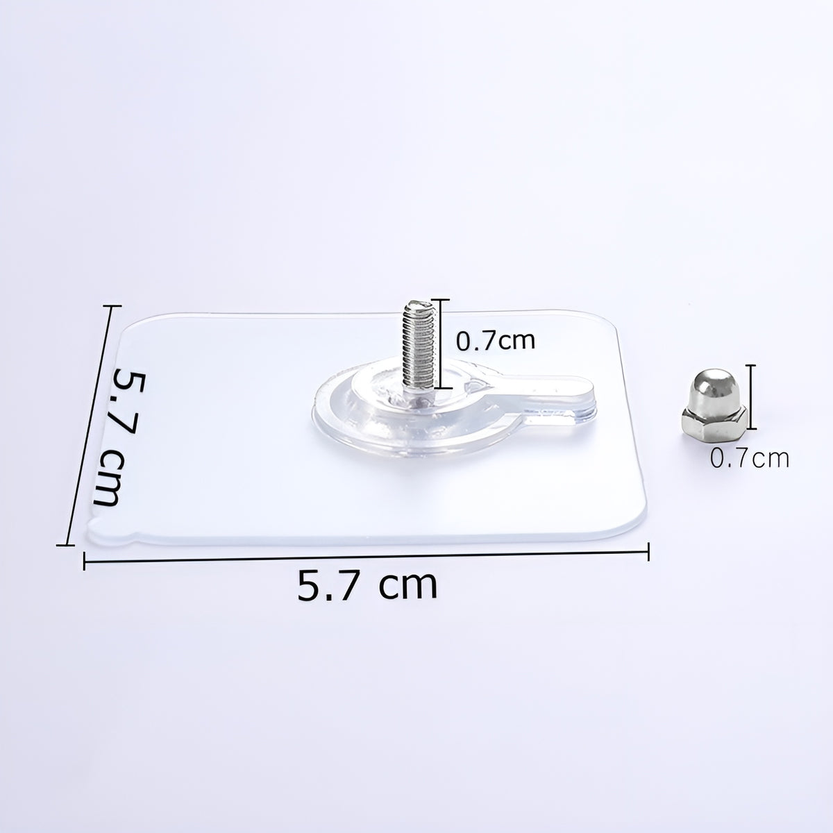Ganchos de pared adhesivos de tornillo (Pack de 10) – Disponible en Caracas y Margarita – NQLN Store