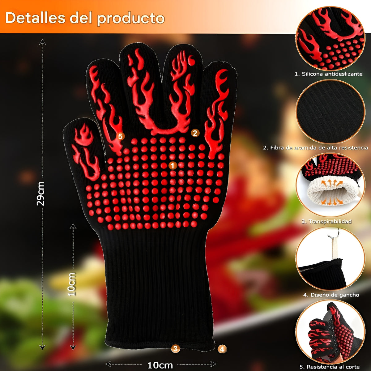 Guantes para hornear altas temperaturas (Pack de 2) – Disponible en Caracas y Margarita – NQLN Store
