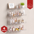 Set de estantes acrilicos VAULI (4 unidades)