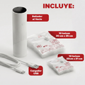 Kit de sellado al vacío para comida alimentos (bomba + 20 bolsas) VAULI