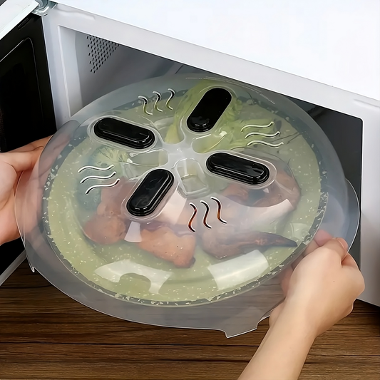 Cubierta magnetica de microondas para alimentos