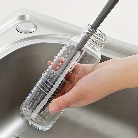 Cepillo de silicona para botellas