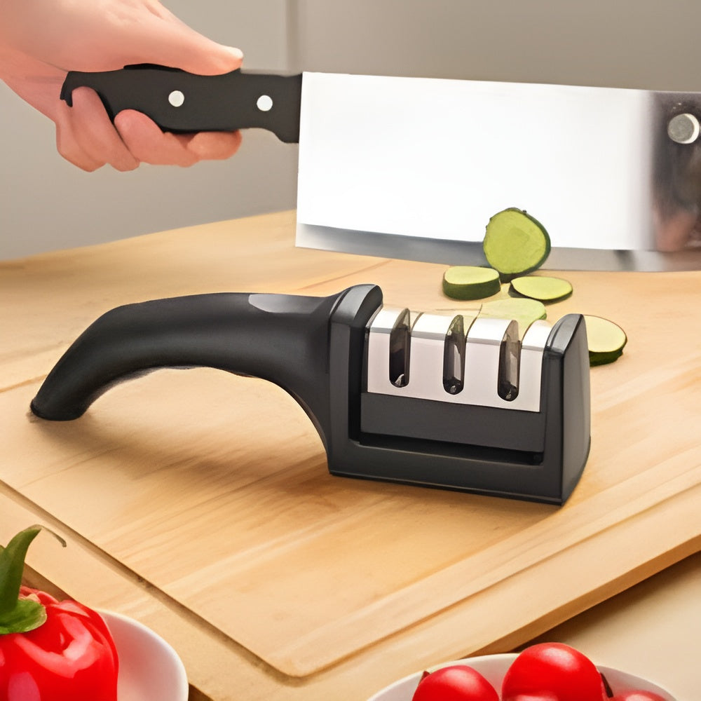 Afilador de cuchillos 3 en 1 – Vista adicional – Disponible en NQLN Store Venezuela