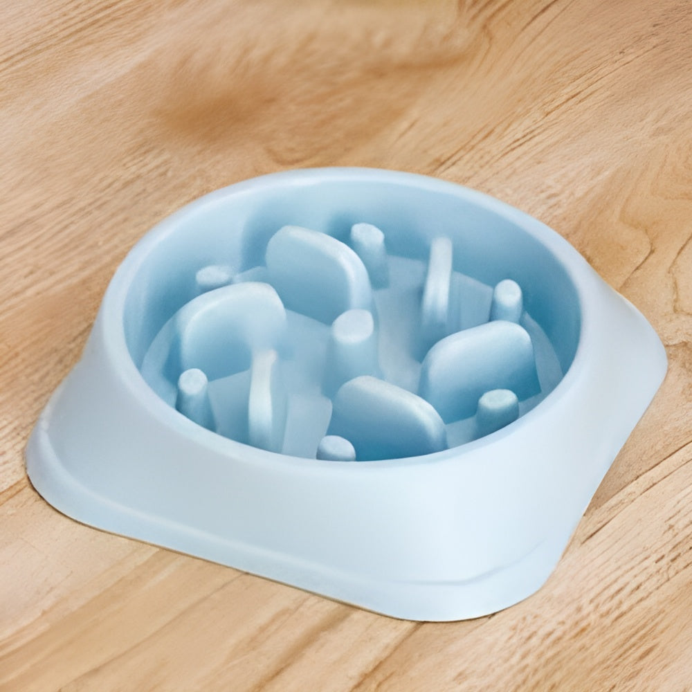 Plato de comida para alimentación lenta tipo laberinto