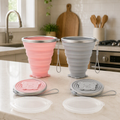 Vaso plegable de silicon