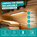 Lampara rectangular con sensor de movimiento recargable