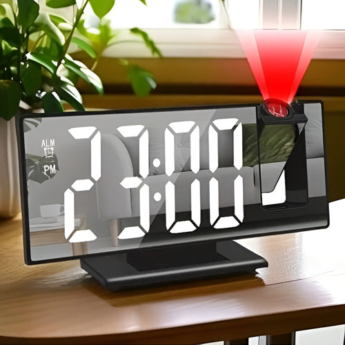 Reloj despertador con proyección