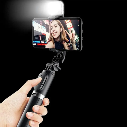 Tripode de palo selfie extensible con control remoto inalambrico
