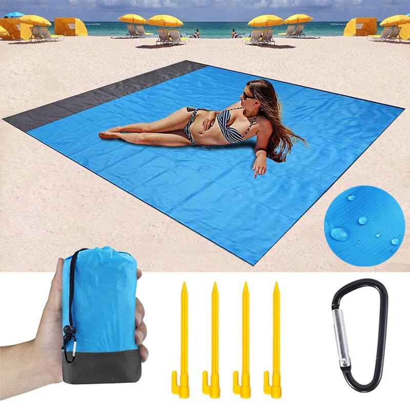 Manta de playa libre de arena