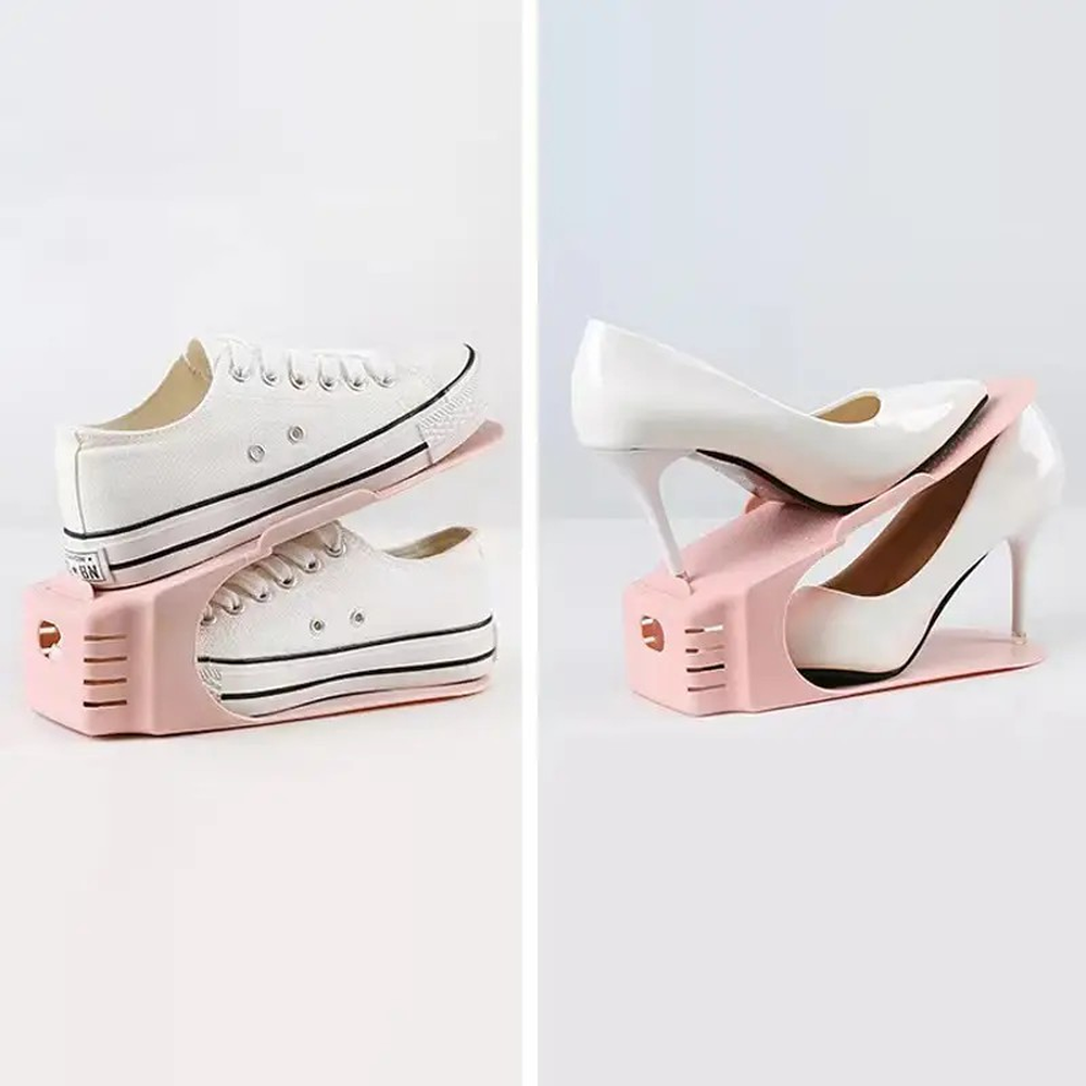 Zapatera con almacenamiento ajustable