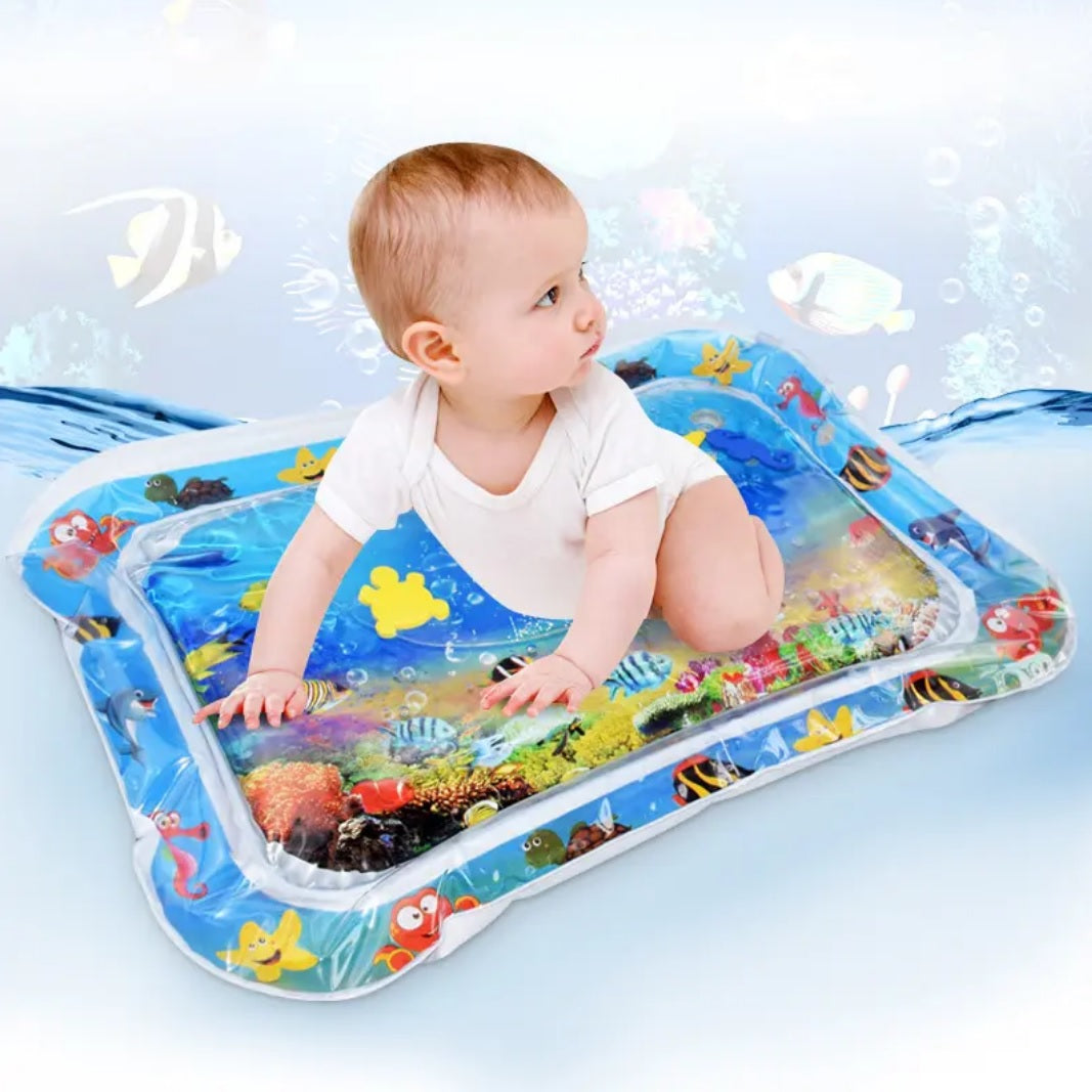 La alfombra de juego acuática para bebés, inflable