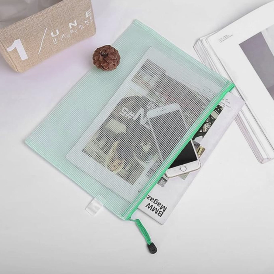 Bolsa transparente para documentos