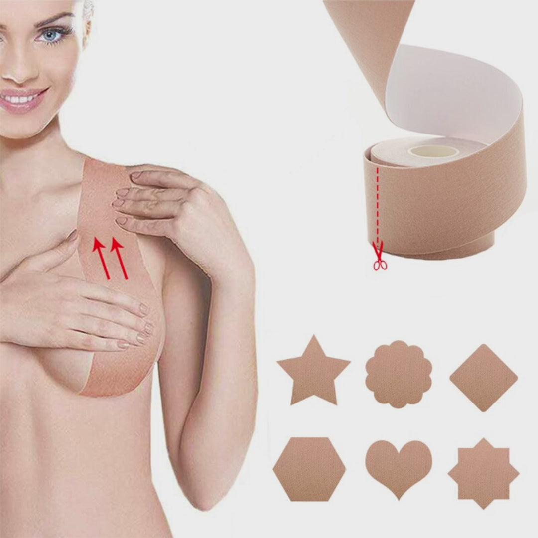 Sujetador Adhesivo de realce de pecho para mujer en rollo