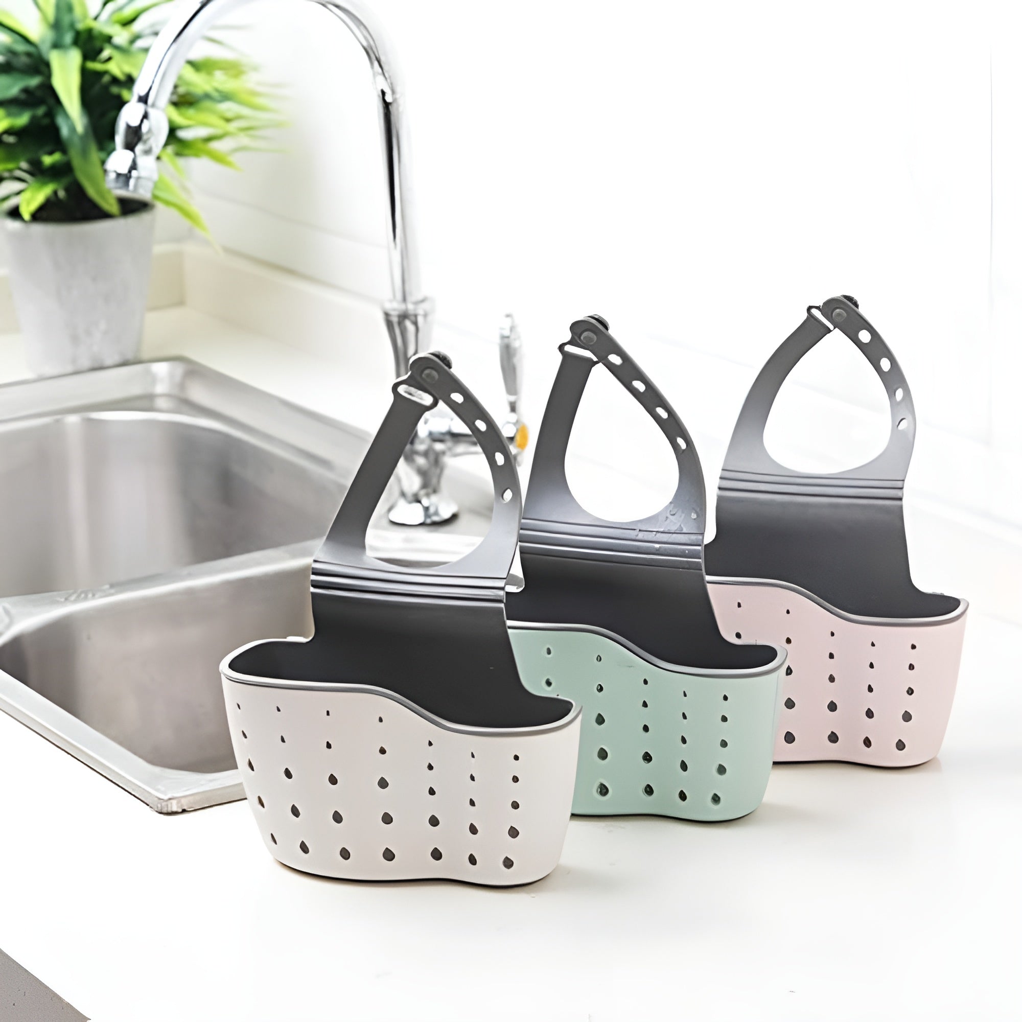 Soporte ajustable para esponjas