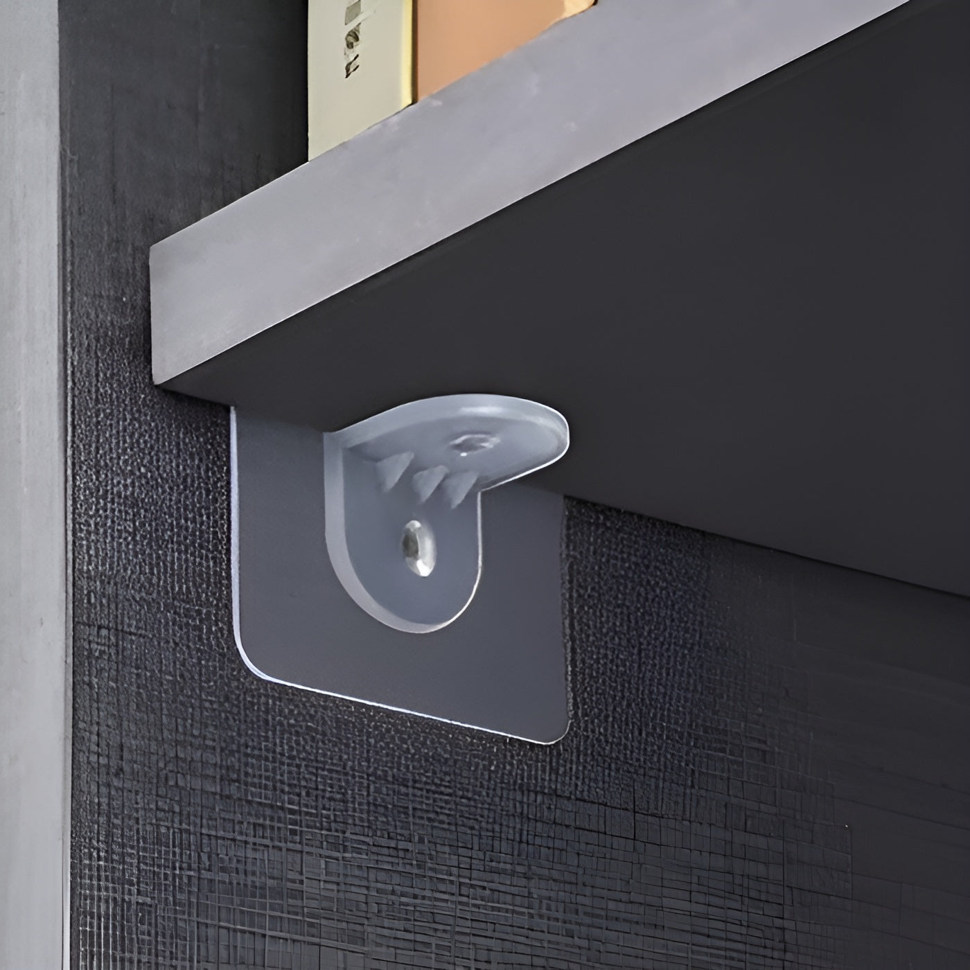 Soporte Adhesivas para Repisas (Pack de 10)