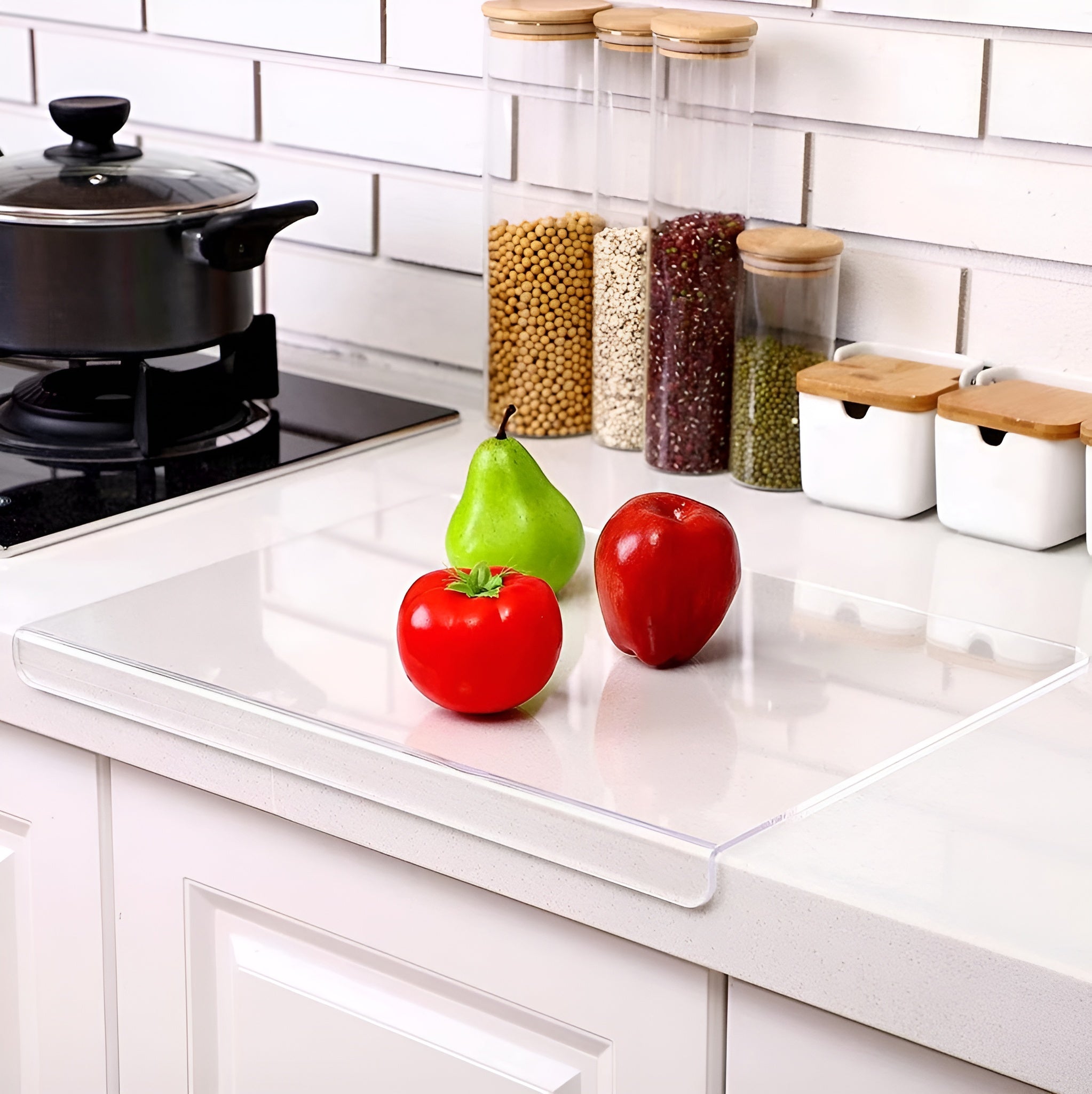 Tabla acrílica  transparente de cortar para encimera de cocina – Disponible en NQLN Store con envío gratis desde $20