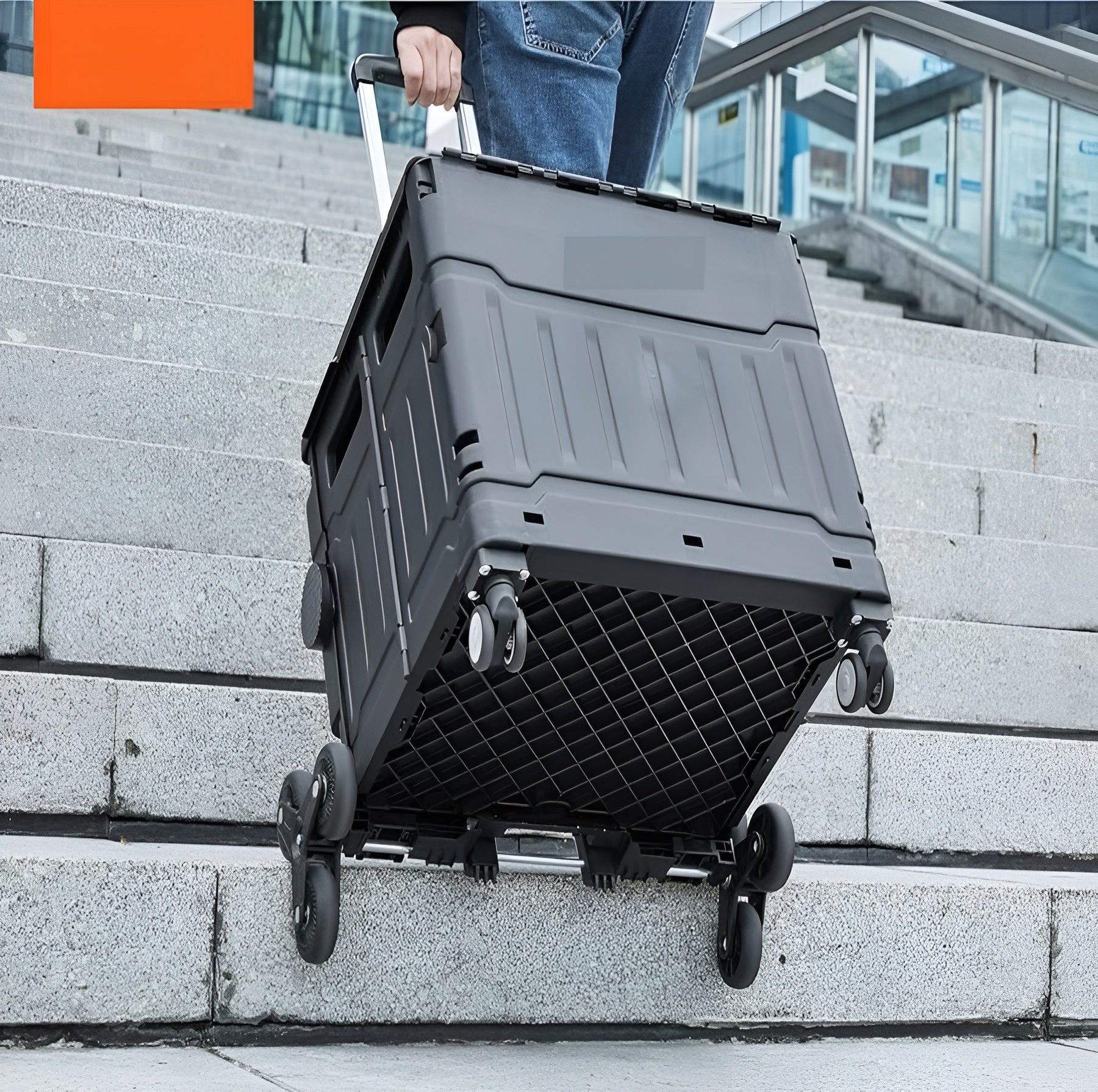 Carrito de compras portatil para uso domestico