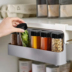Organizador caja de condimentos y especias de 7 envases