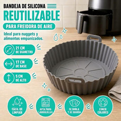 Bandeja de silicona para freidoras de aire