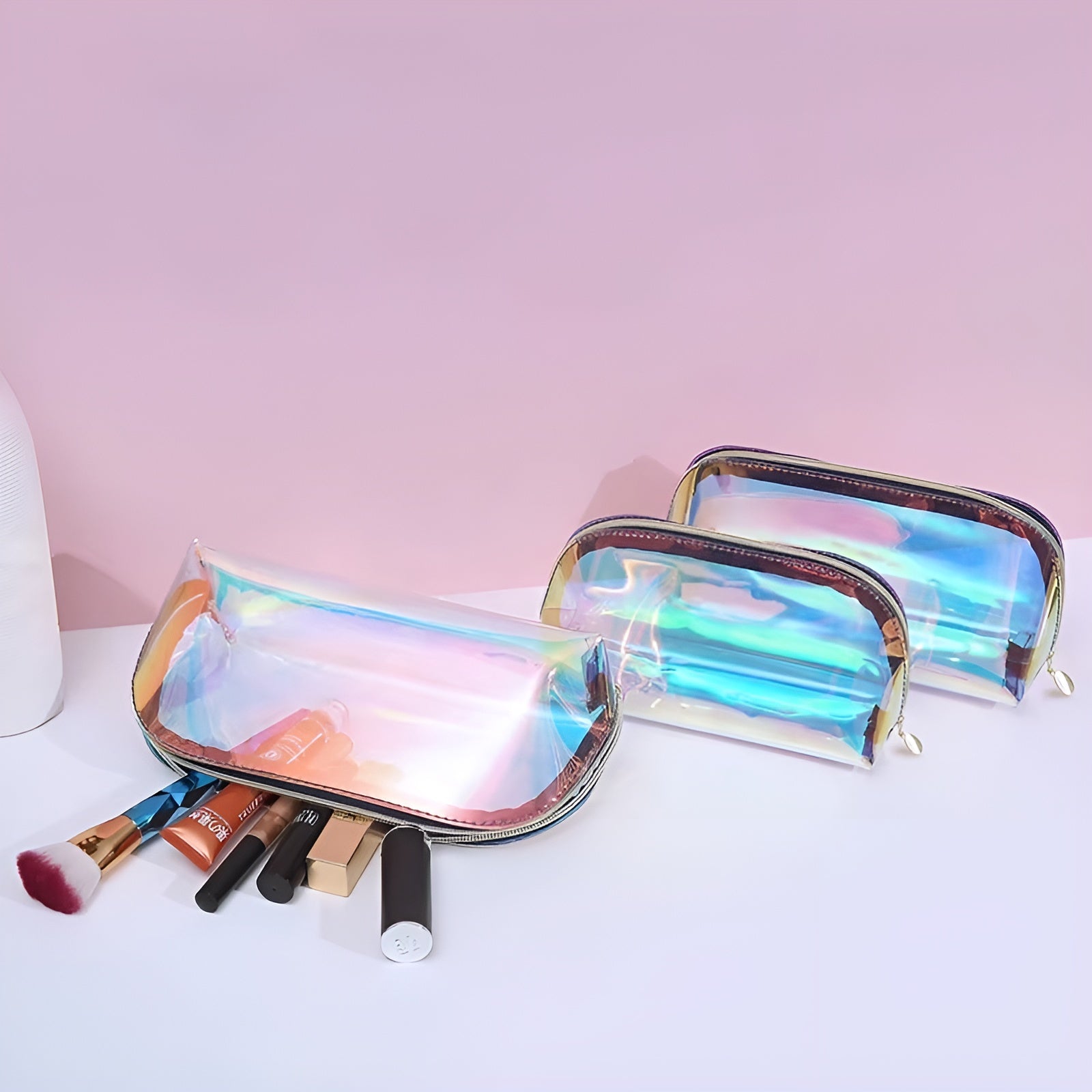 Bolso transparente para maquillaje – NQLN Store Venezuela, tienda online con envío a todo el país
