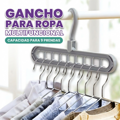 Gancho para ropa multifuncional