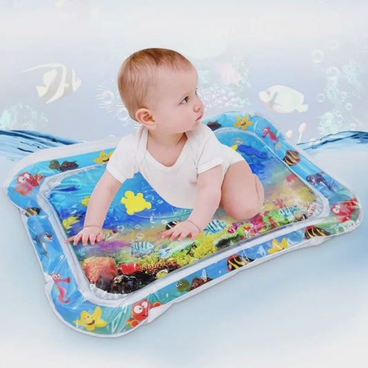 La alfombra de juego acuática para bebés, inflable