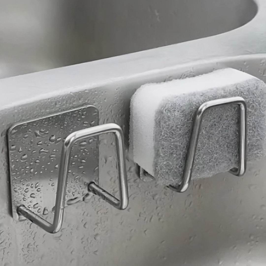 Soporte de esponja de acero inoxidable (Pack de 2)