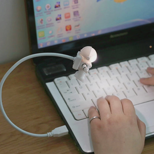 Lampara de escritorio de lectura con forma de astronauta usb