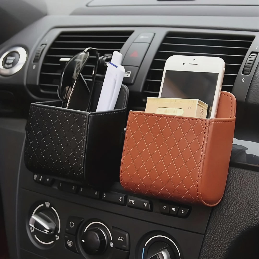 Organizador de almacenamiento de ventilación para carro