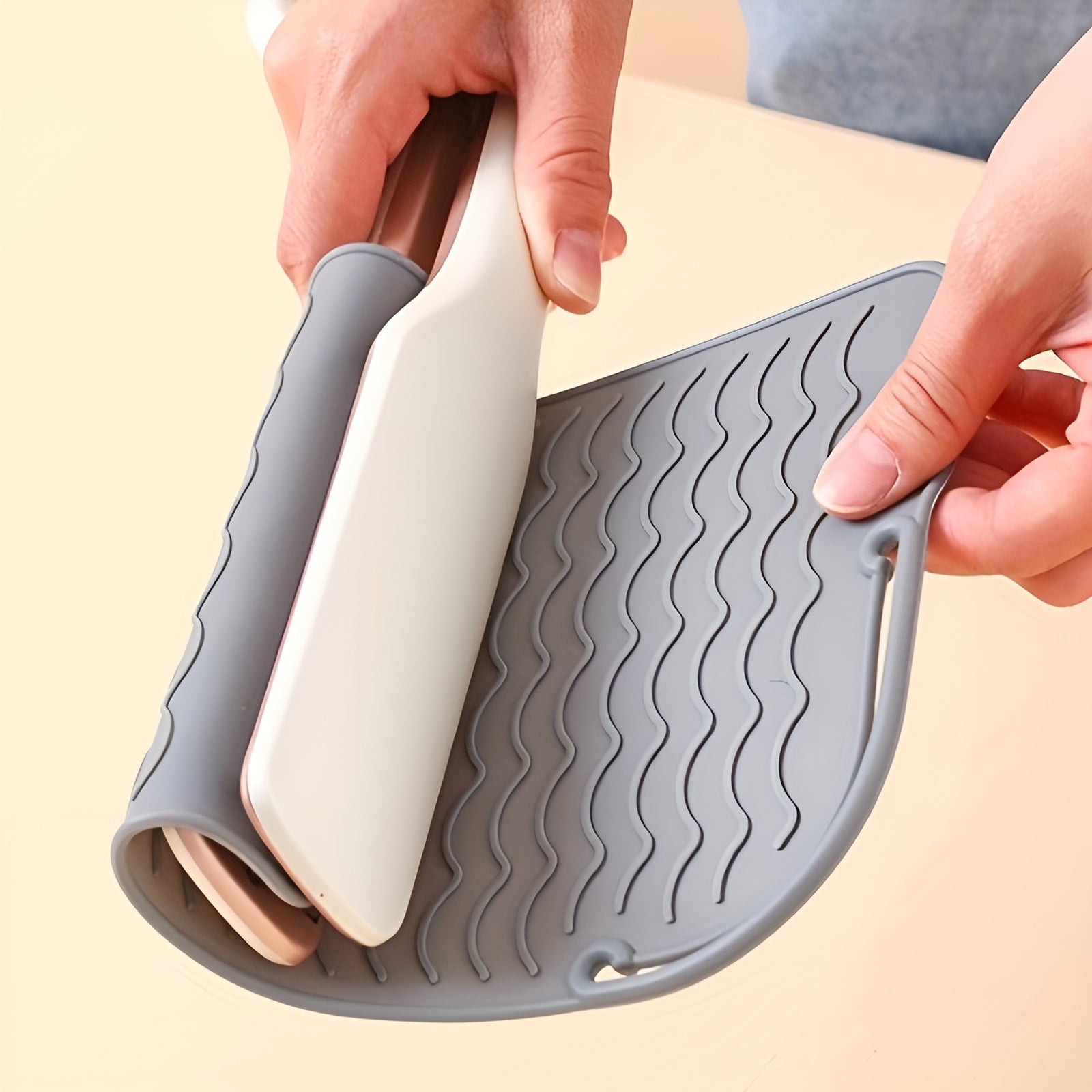 Alfombra Resistente al Calor Para Plancha de Cabello