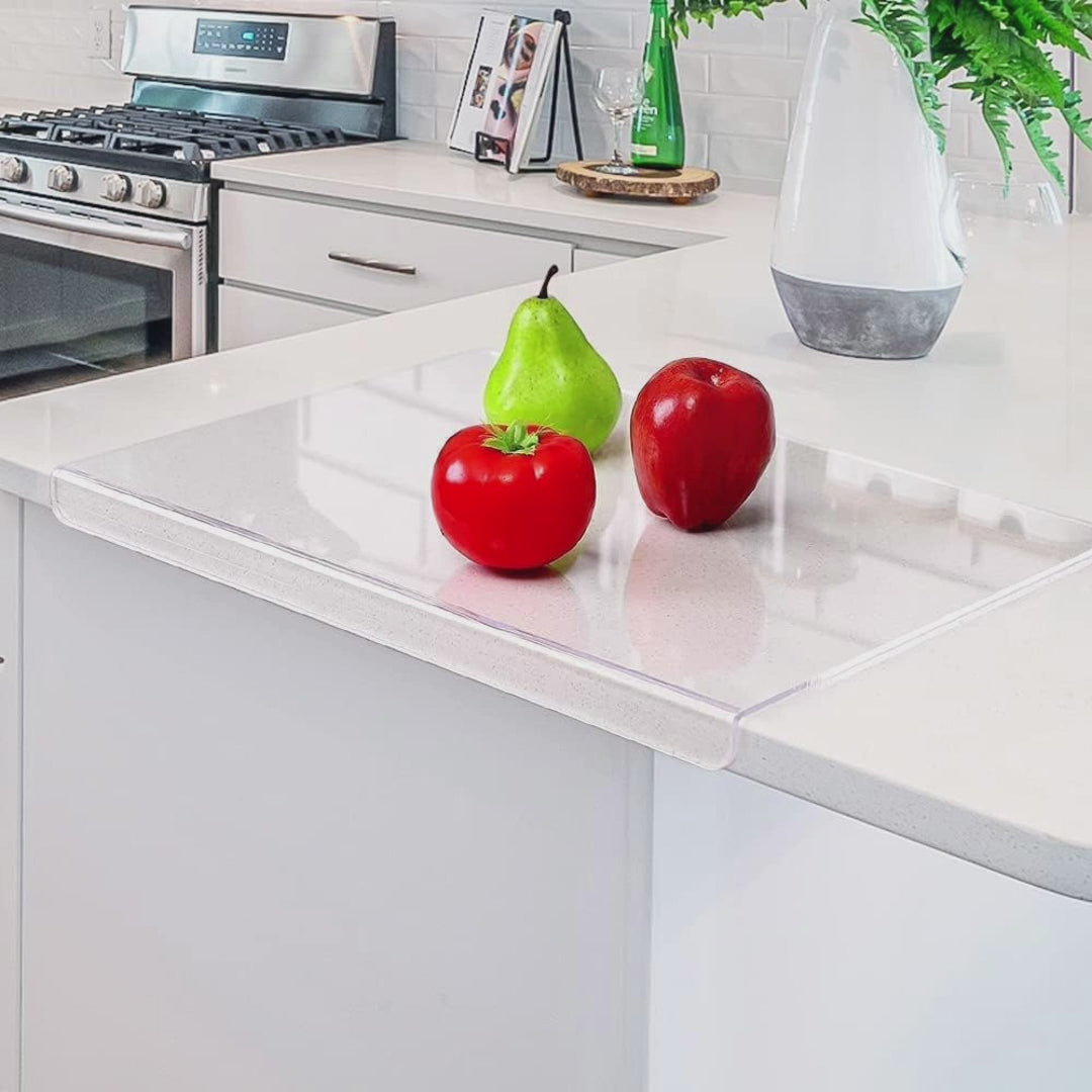 Tabla acrílica  transparente de cortar para encimera de cocina