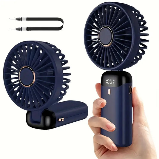 Mini ventilador de mano LED