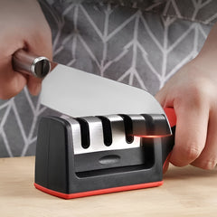 Afilador de cuchillos 3 en 1