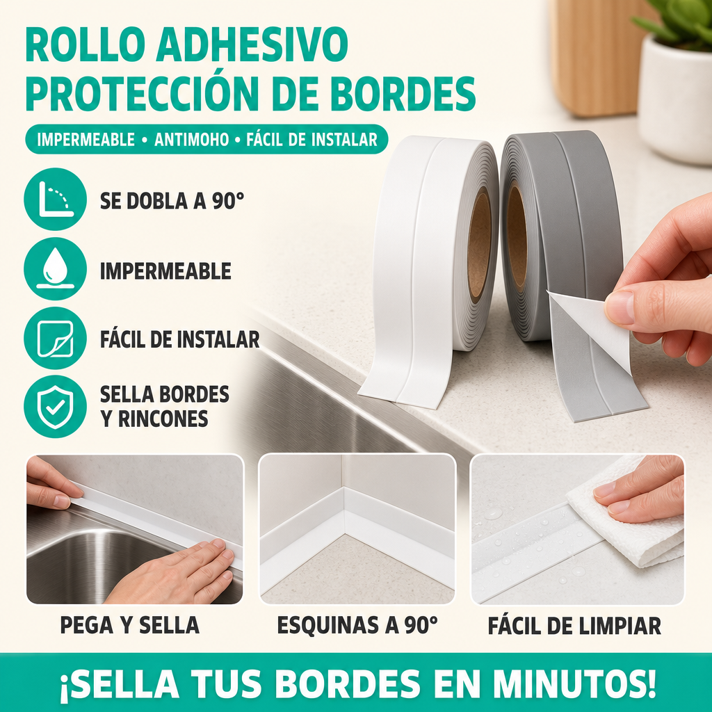 Rollo Adhesivo para Protección de Bordes – Disponible en NQLN Store con envío gratis desde $20