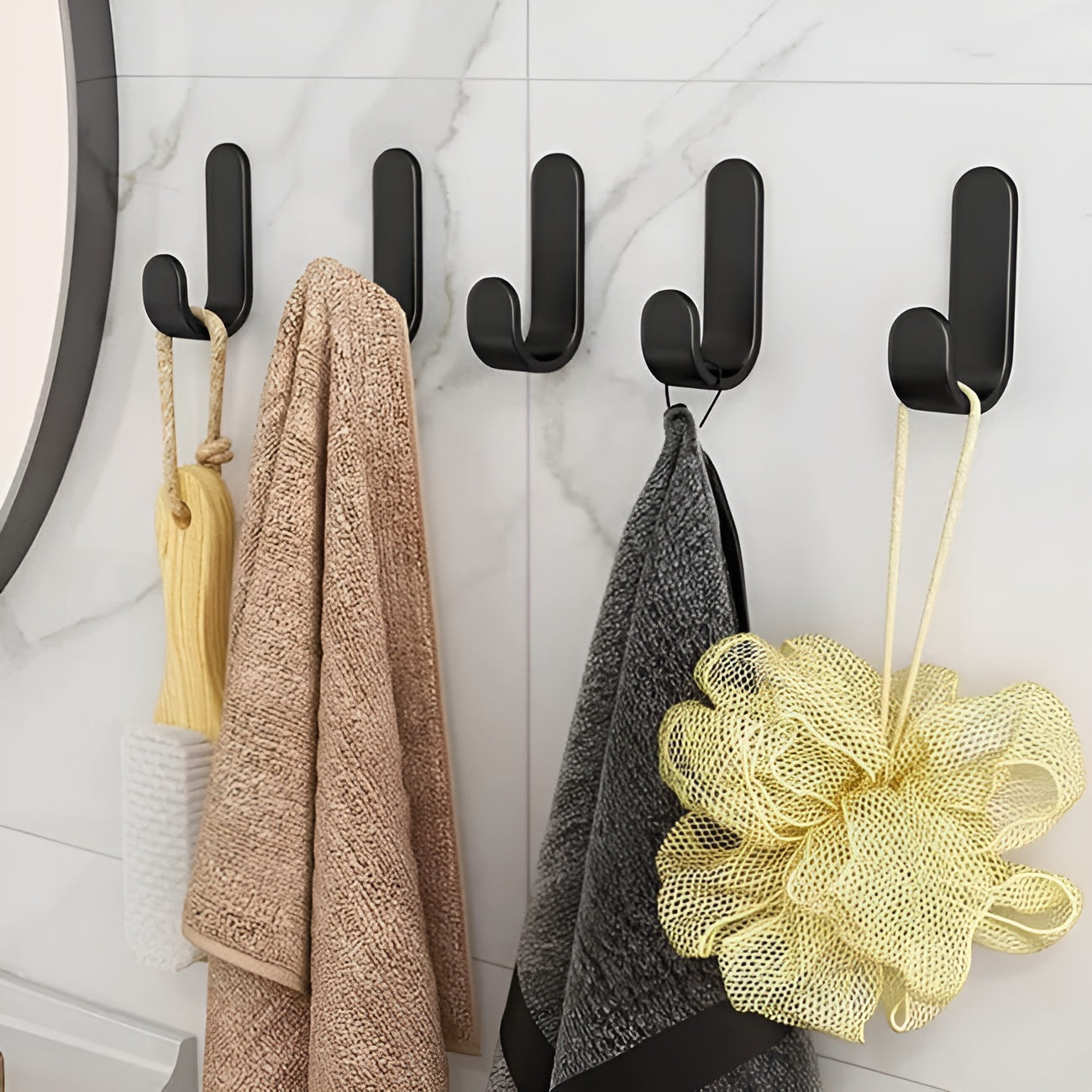 Gancho organizador de pared multiusos (5 unidades)