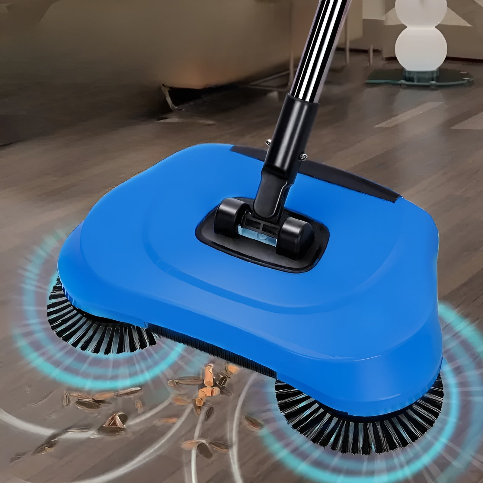 Escoba y recogedor magico de manos