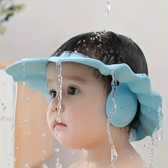 Gorro de baño infantil con ala de drenaje