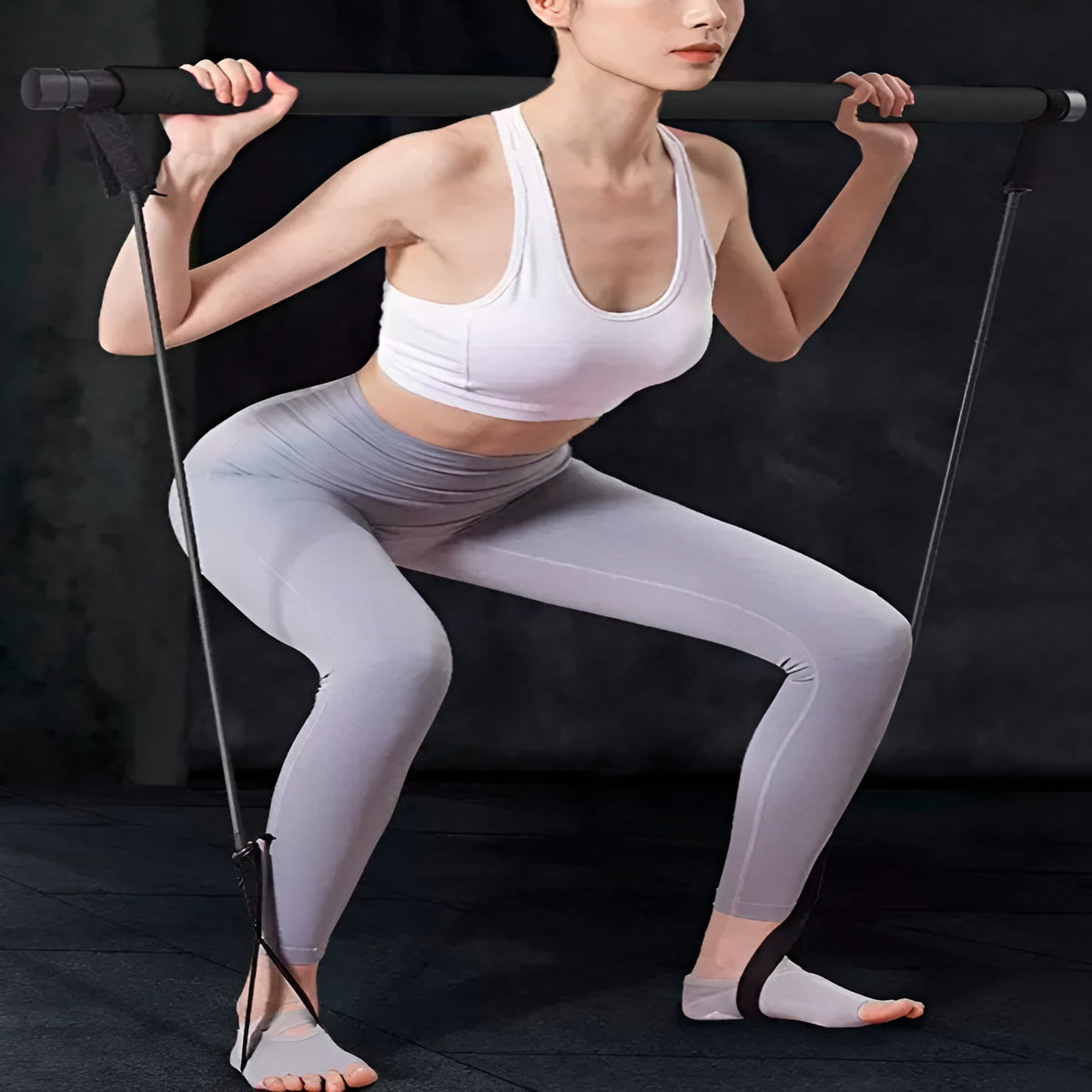 Barra portátil de yoga