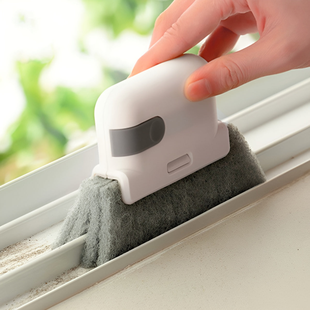 Cepillo de Limpieza para Ranuras de Ventanas