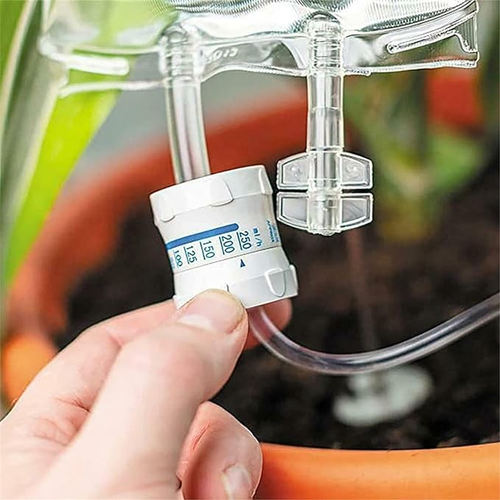 Dispensador automatico de agua con gancho para plantas
