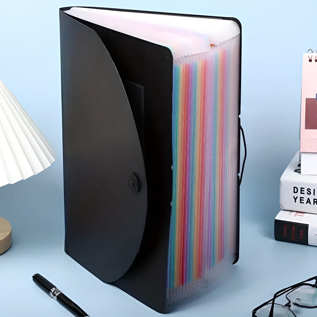 Carpeta organizadora de archivos expandible para oficina