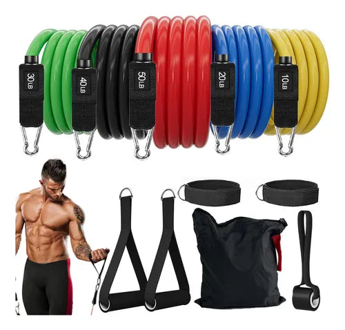 Set Ligas Resistencia Tubulares (set de 5)