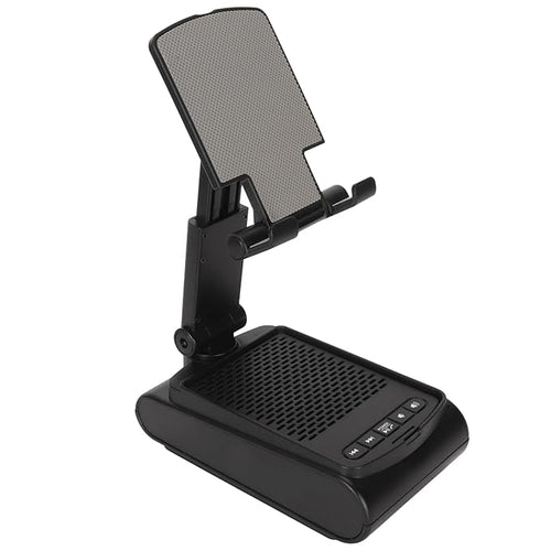 Soporte para teléfono con altavoz y base antideslizante