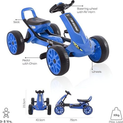 Carro de Juguete de Pedales Niños y Niñas