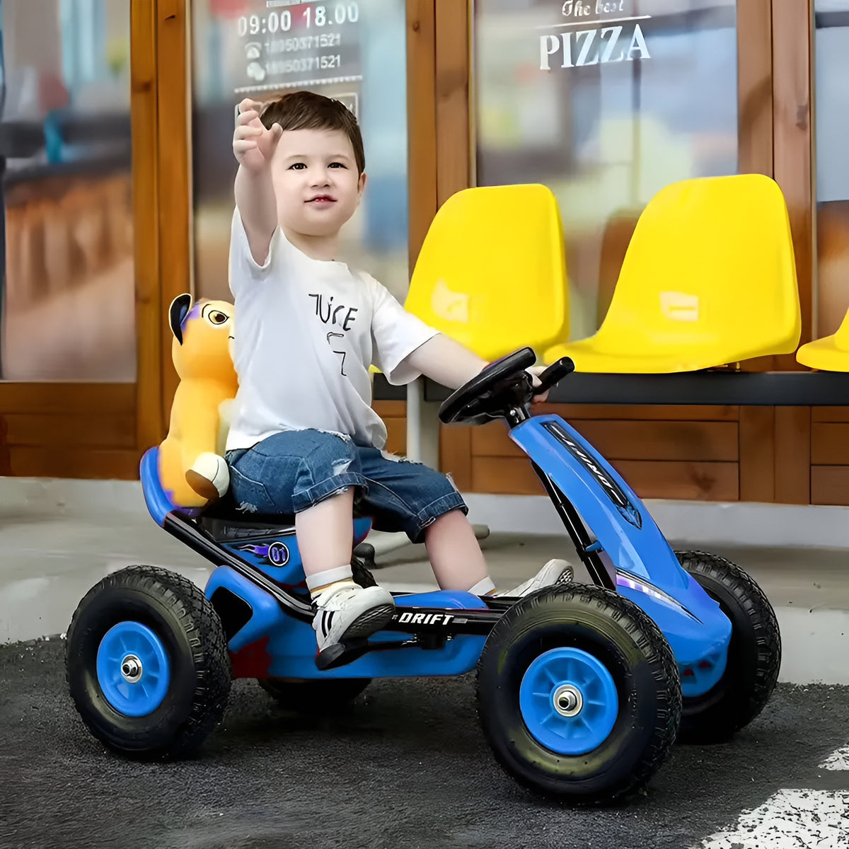 Carro de Juguete de Pedales Niños y Niñas