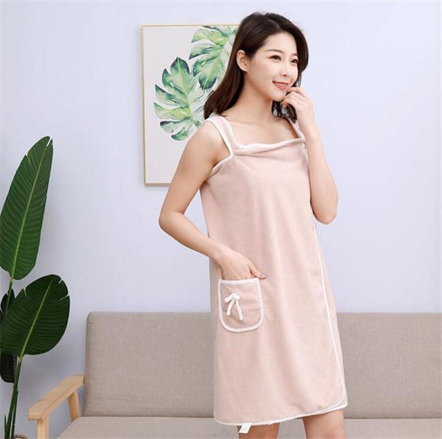 Toalla de microfibra absorbente para mujer