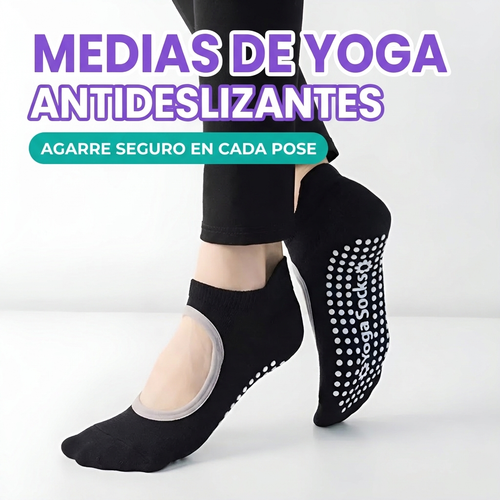 Medias de yoga antideslizantes