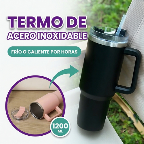 Termo de acero inoxidable