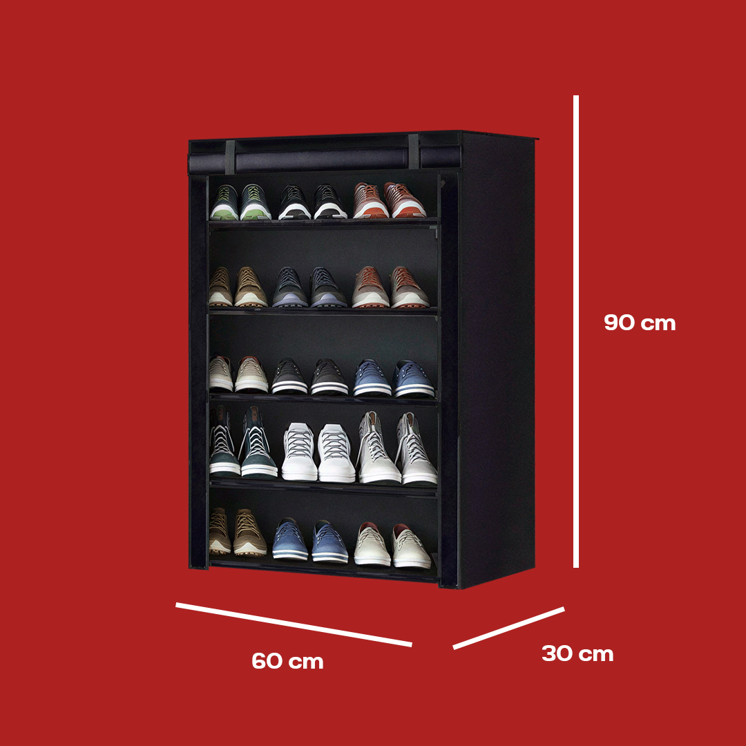 Zapatera con cubierta de tela Vauli – Comprar al mejor precio en NQLN Store Venezuela